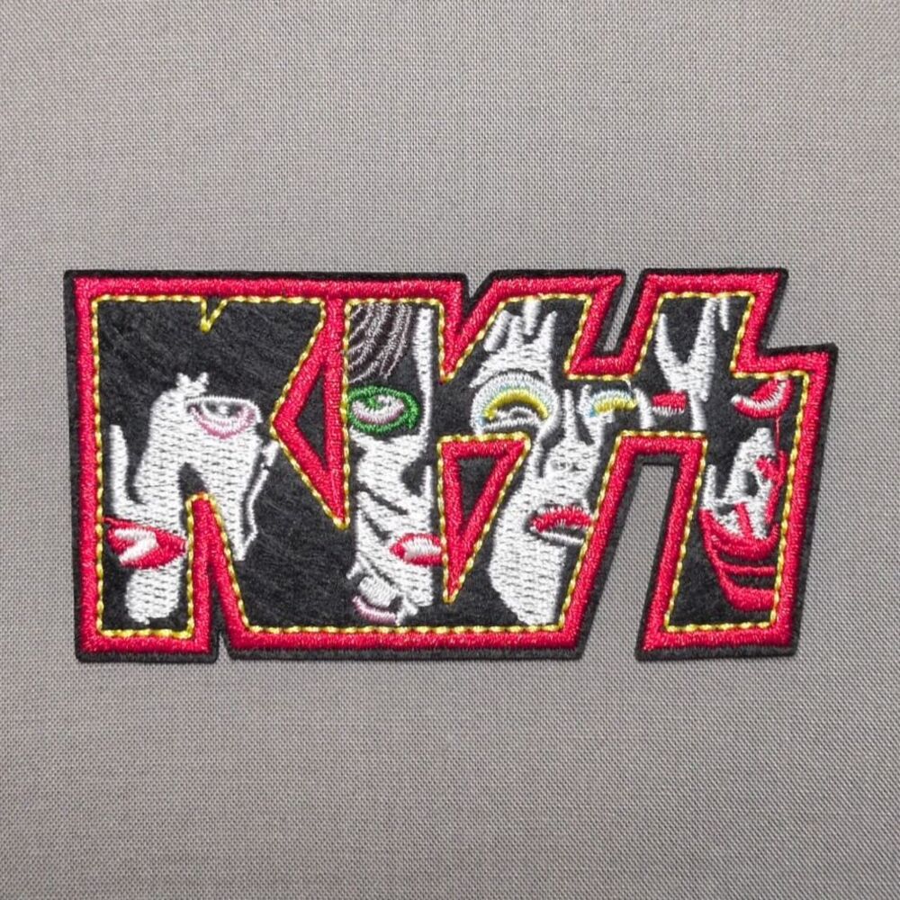 KISS Rock Band Iron On Patch | Embroidered Music Patch